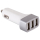 Ładowarka i akumulator XENIC LADOWARKA SAMOCHODOWA XENIC 3xUSB Biala